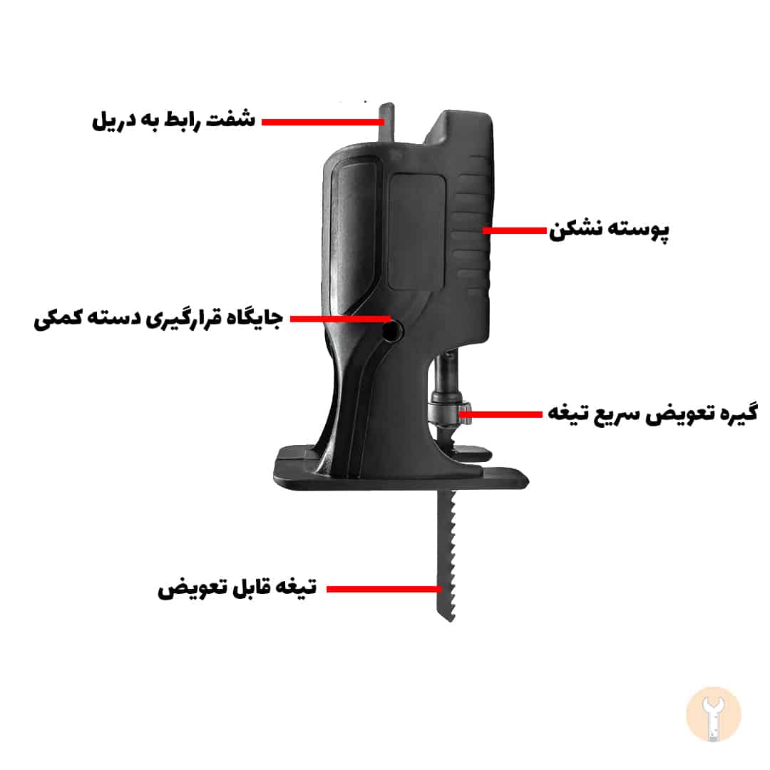 تبدیل دریل به اره (عمودبر و افقی بر)