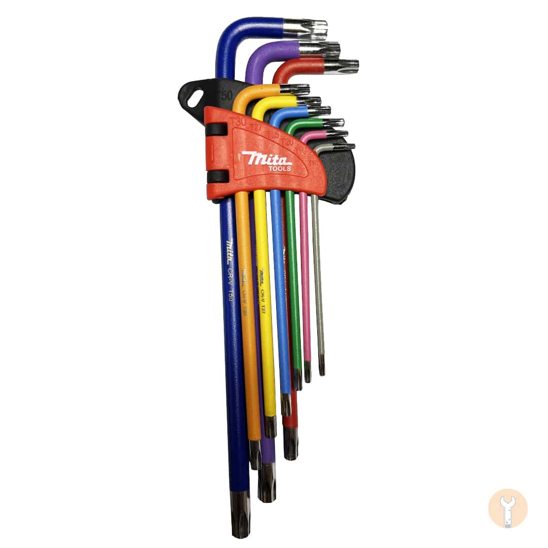 ست آچار آلن ستاره ای رنگی میتا ست آچار آلن ستاره ای رنگی میتا