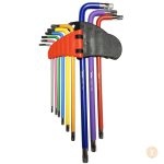 ست آچار آلن ستاره ای رنگی میتا