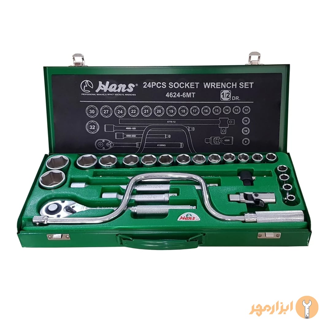 جعبه بکس 24 پارچه 6 پر هنس مدل 4624-MT6 جعبه بکس 24 پارچه 6 پر هنس مدل 4624-MT6