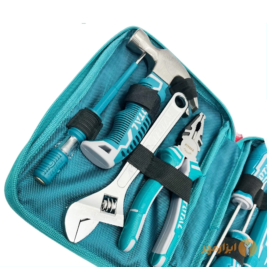 ست کیف ابزار 9 عددی توتال مدل THKTHP90097
