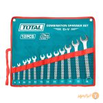 آچار یکسر رینگی توتال مجموعه 12 عددی مدل THT1022121