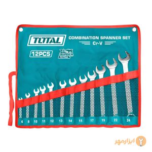 آچار یکسر رینگی توتال مجموعه 12 عددی مدل THT1022121