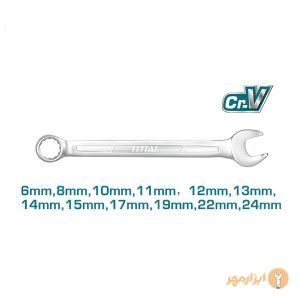 آچار یکسر رینگی توتال مجموعه 12 عددی مدل THT1022121